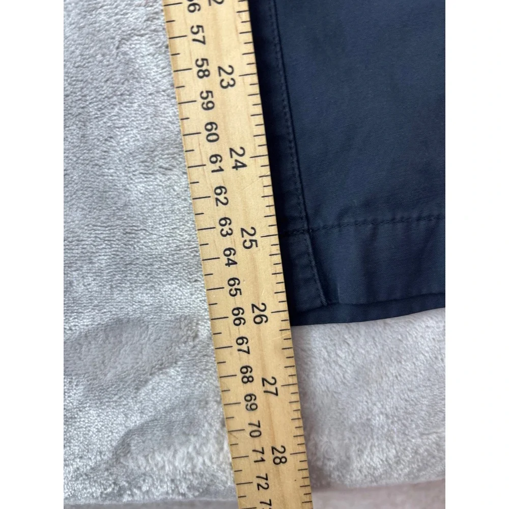 Nike Mens Black Cotton Nylon Cargo Pants Elastic Waist Swoosh Logo Small 1510